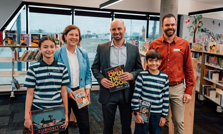 MAB and Development Victoria support Docklands Primary School library